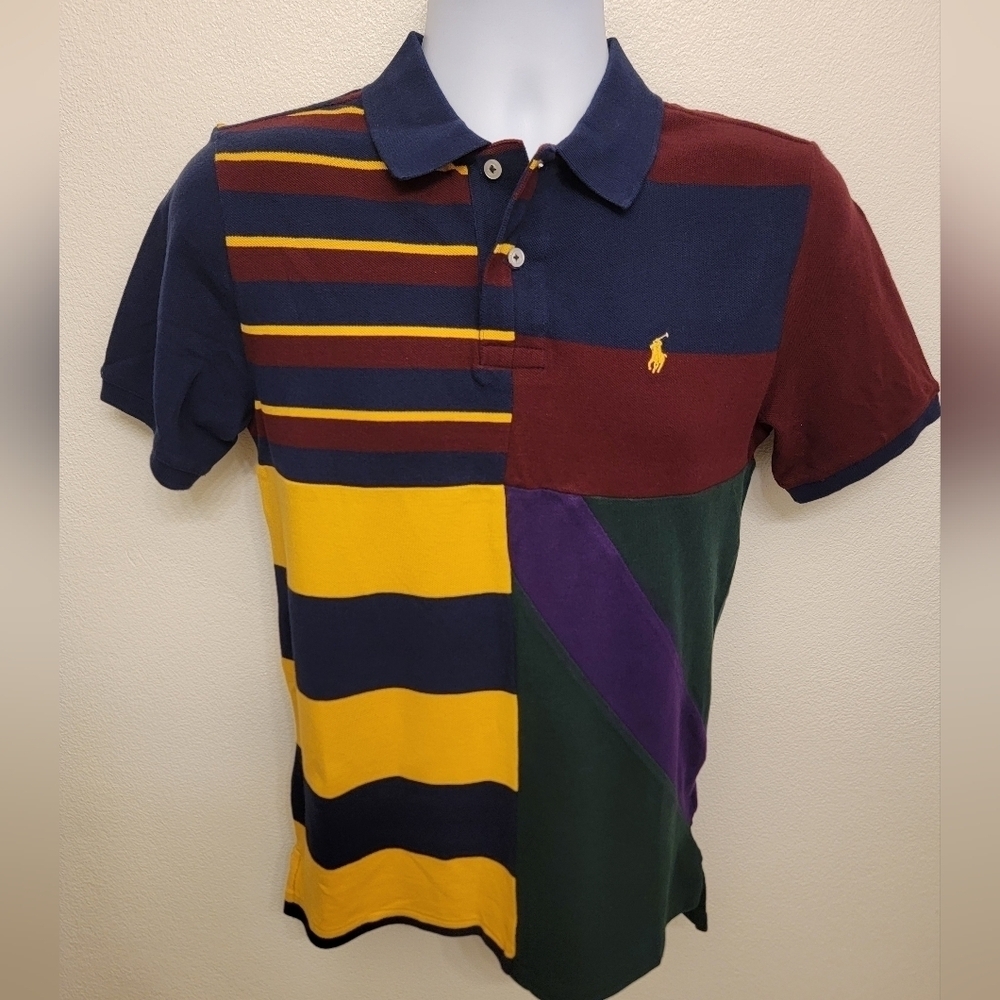 NWT Polo Ralph Lauren Boys Striped Short Sleeve Polo Shirt